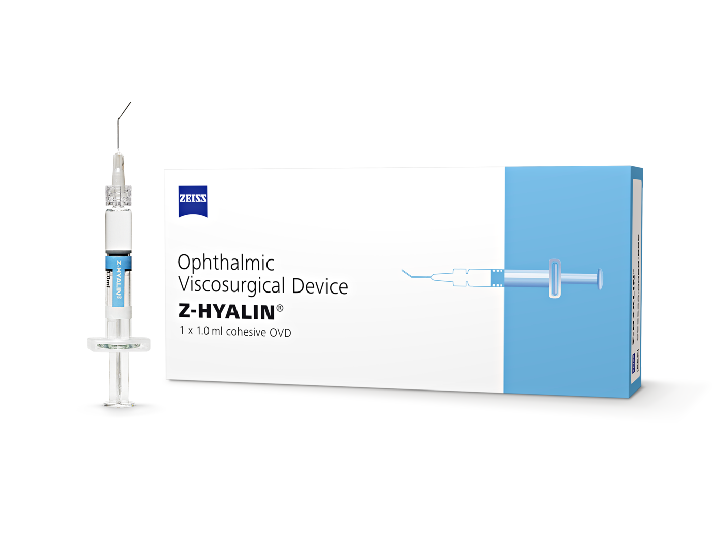 Z-HYALIN OVD Packshot and Syringe IRIS Design product image (med-zoom)